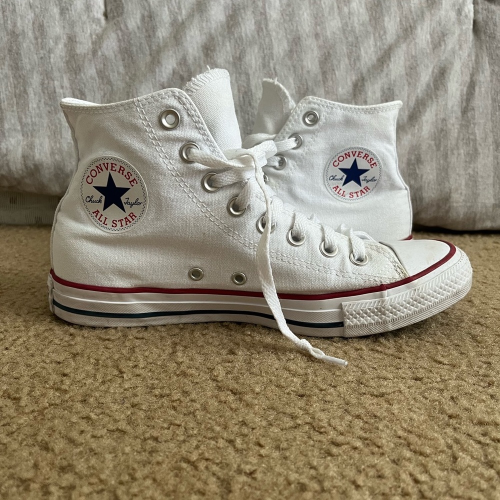 White High Top Converse